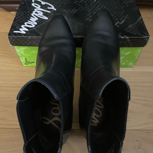 Women’s Black Leather Boots (Sam Edelman) - Picture 5 of 7